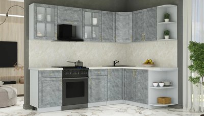 Кухонный гарнитур Интерлиния Мила Шато 1.7x2.6 PR