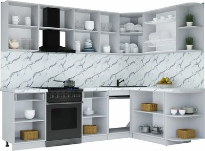 Кухонный гарнитур Интерлиния Мила Шато 1.7x2.6 PR