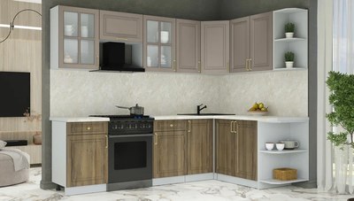 Кухонный гарнитур Интерлиния Мила Шато 1.7x2.6 PR