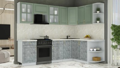 Кухонный гарнитур Интерлиния Мила Шато 1.7x2.6 PR