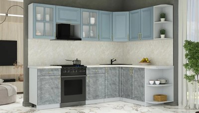 Кухонный гарнитур Интерлиния Мила Шато 1.7x2.6 PR