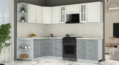 Кухонный гарнитур Интерлиния Мила Шато 1.7x2.7 LV