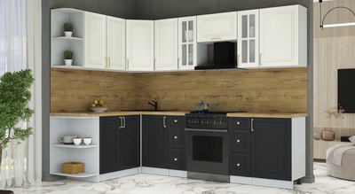 Кухонный гарнитур Интерлиния Мила Шато 1.7x2.7 LV