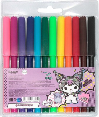 Фломастеры Centrum Куроми на водной основе / 76601 - фото