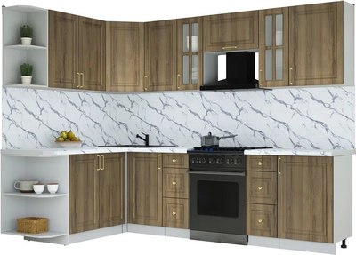 Кухонный гарнитур Интерлиния Мила Шато 1.7x2.7 LV - фото