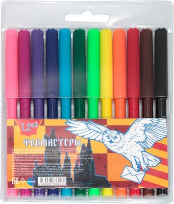 Фломастеры Centrum Школа Магии на водной основе / 76629 - фото