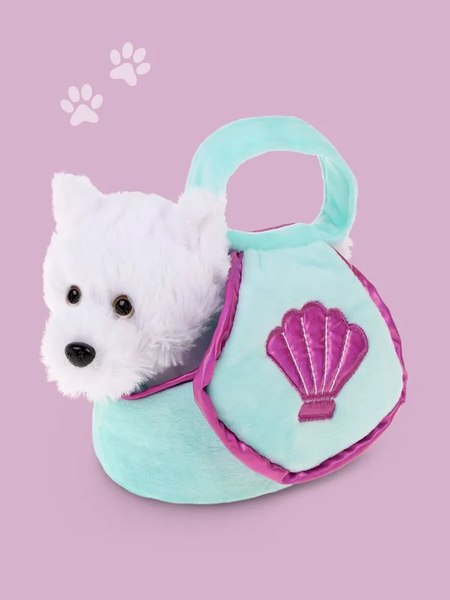 Детская сумка Fluffy Family Щенок в сумочке Ракушка / 682314