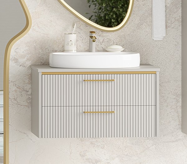 Тумба под умывальник Brevita Elche 80 / ELC-01080-0502Я - фото