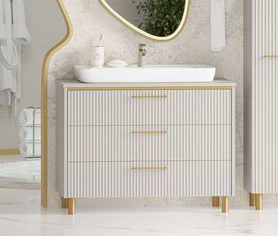 Тумба под умывальник Brevita Elche 100 / ELC-0100-0302Я - фото