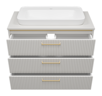 Тумба под умывальник Brevita Elche 100 / ELC-0100-0302Я