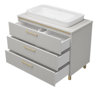 Тумба под умывальник Brevita Elche 100 / ELC-0100-0302Я