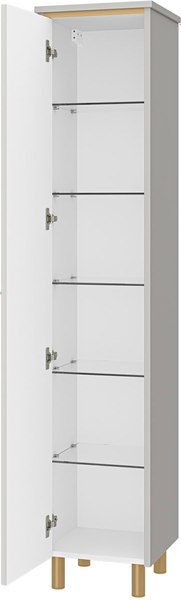 Шкаф-пенал для ванной Brevita Elche 35 / ELC-05035-010L