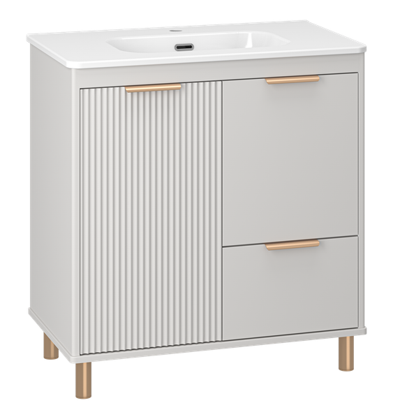 Тумба под умывальник Brevita Risacca Crema 80 / RIS-06080-0342Я