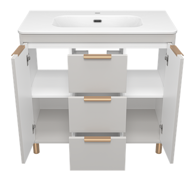 Тумба под умывальник Brevita Risacca Crema 90 / RIS-06090-0342Я