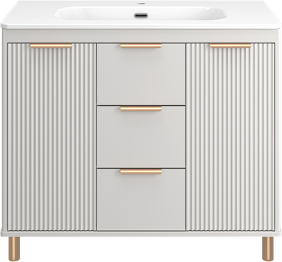 Тумба под умывальник Brevita Risacca Crema 100 / RIS-06100-0342Я - фото