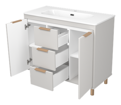 Тумба под умывальник Brevita Risacca Crema 100 / RIS-06100-0342Я