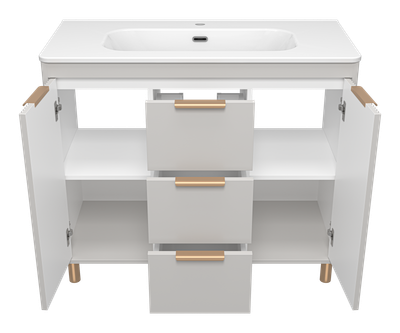 Тумба под умывальник Brevita Risacca Crema 100 / RIS-06100-0342Я