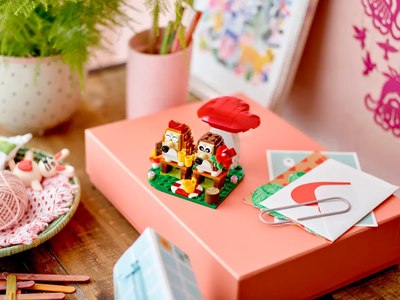 Конструктор Lego Icons Свидание ежиков на пикнике 40711