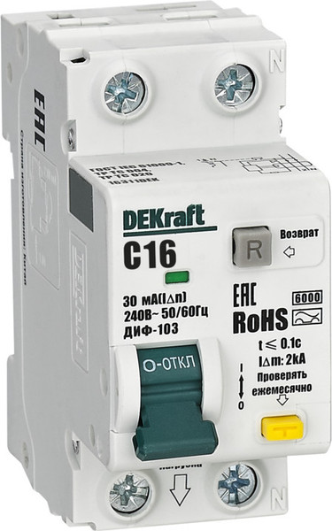 Дифференциальный автомат DEKraft 16311DEK - фото