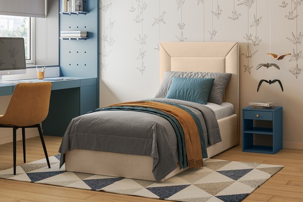 Односпальная кровать Woodcraft Виллем-П 90 Вариант 02