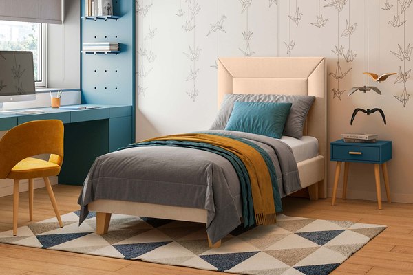 Односпальная кровать Woodcraft Виллем-Н 90 Вариант 02