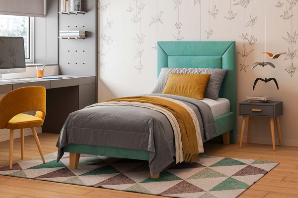 Односпальная кровать Woodcraft Виллем-Н 90 Вариант 06