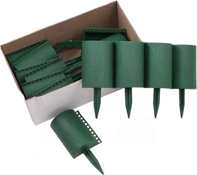 Бордюр садовый Протэкт Пеньки 1.6м 9214