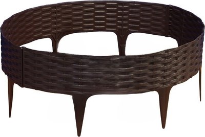 Бордюр садовый Протэкт Ротанг 3.2м 10024