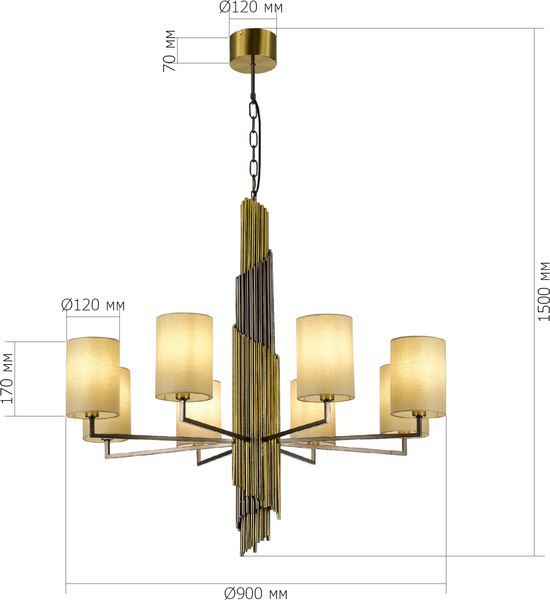 Люстра ST Luce SL1638.303.08