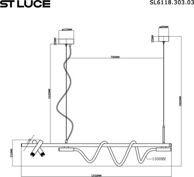 Люстра ST Luce SL6118.303.03