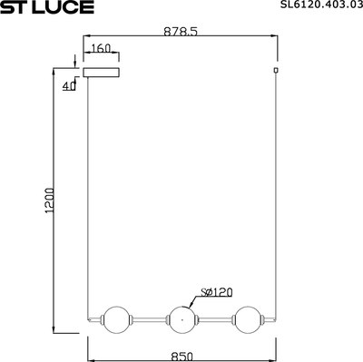 Люстра ST Luce SL6120.403.03