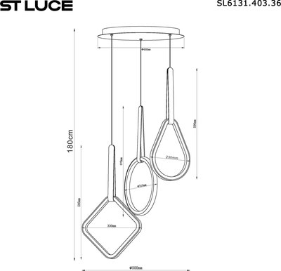 Люстра ST Luce SL6131.403.36