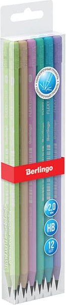 Простой карандаш Berlingo Flexy Pastel HB / BP01014