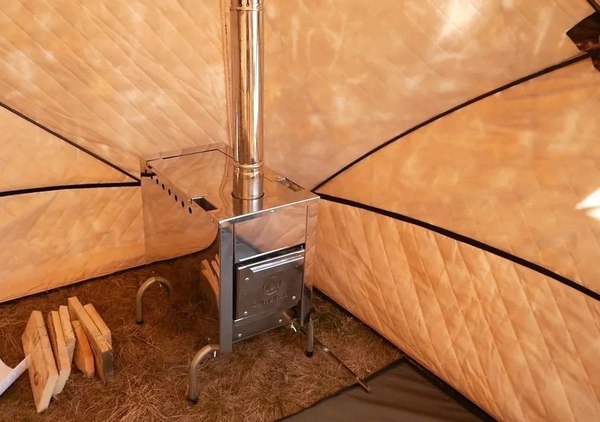 Палатка-баня СИБТЕРМО 01320100.01 (с полом, печью и каменкой)