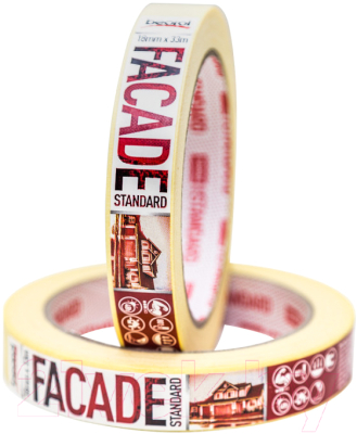 Лента малярная Beorol Facade Standard 18мм/33м