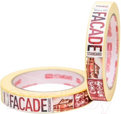 Лента малярная Beorol Facade Standard 18мм/33м
