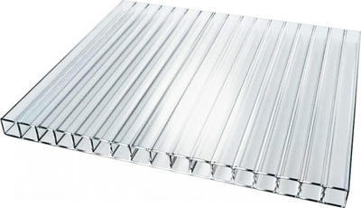 Сотовый поликарбонат Werdeplast 2100x6000x4мм 0.45кг/м.кв - фото