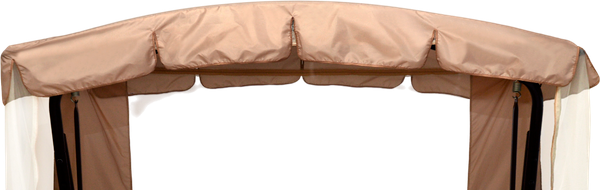 Тент для садовых качелей Sundays Garden Турин-2 противомоскитный с1390 (бежевый) - фото