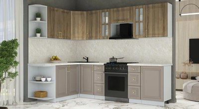 Кухонный гарнитур Интерлиния Мила Шато 1.7x2.7 LV