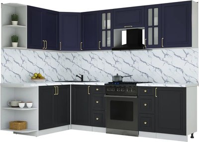 Кухонный гарнитур Интерлиния Мила Шато 1.7x2.7 LV - фото
