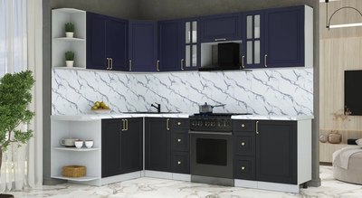 Кухонный гарнитур Интерлиния Мила Шато 1.7x2.7 LV