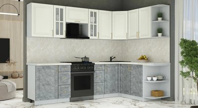 Кухонный гарнитур Интерлиния Мила Шато 1.7x2.7 PR