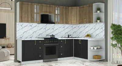 Кухонный гарнитур Интерлиния Мила Шато 1.7x2.7 PR