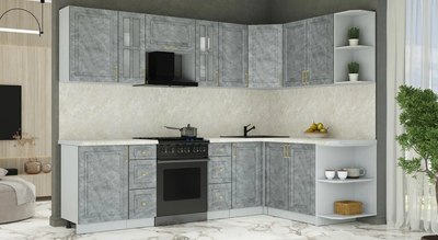 Кухонный гарнитур Интерлиния Мила Шато 1.7x2.7 PR