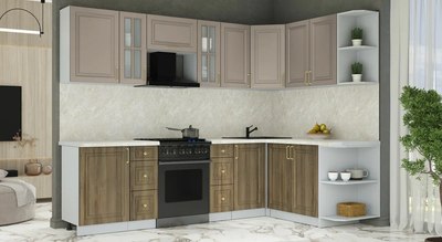 Кухонный гарнитур Интерлиния Мила Шато 1.7x2.7 PR