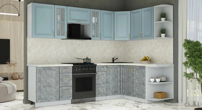 Кухонный гарнитур Интерлиния Мила Шато 1.7x2.7 PR