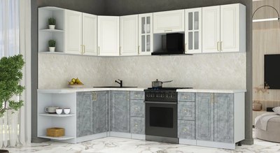 Кухонный гарнитур Интерлиния Мила Шато 1.7x2.8 LV