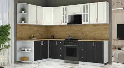 Кухонный гарнитур Интерлиния Мила Шато 1.7x2.8 LV