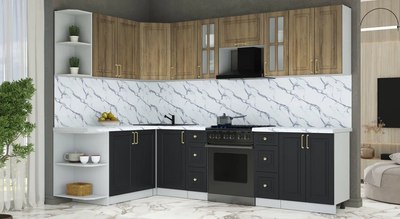 Кухонный гарнитур Интерлиния Мила Шато 1.7x2.8 LV