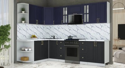 Кухонный гарнитур Интерлиния Мила Шато 1.7x2.8 LV